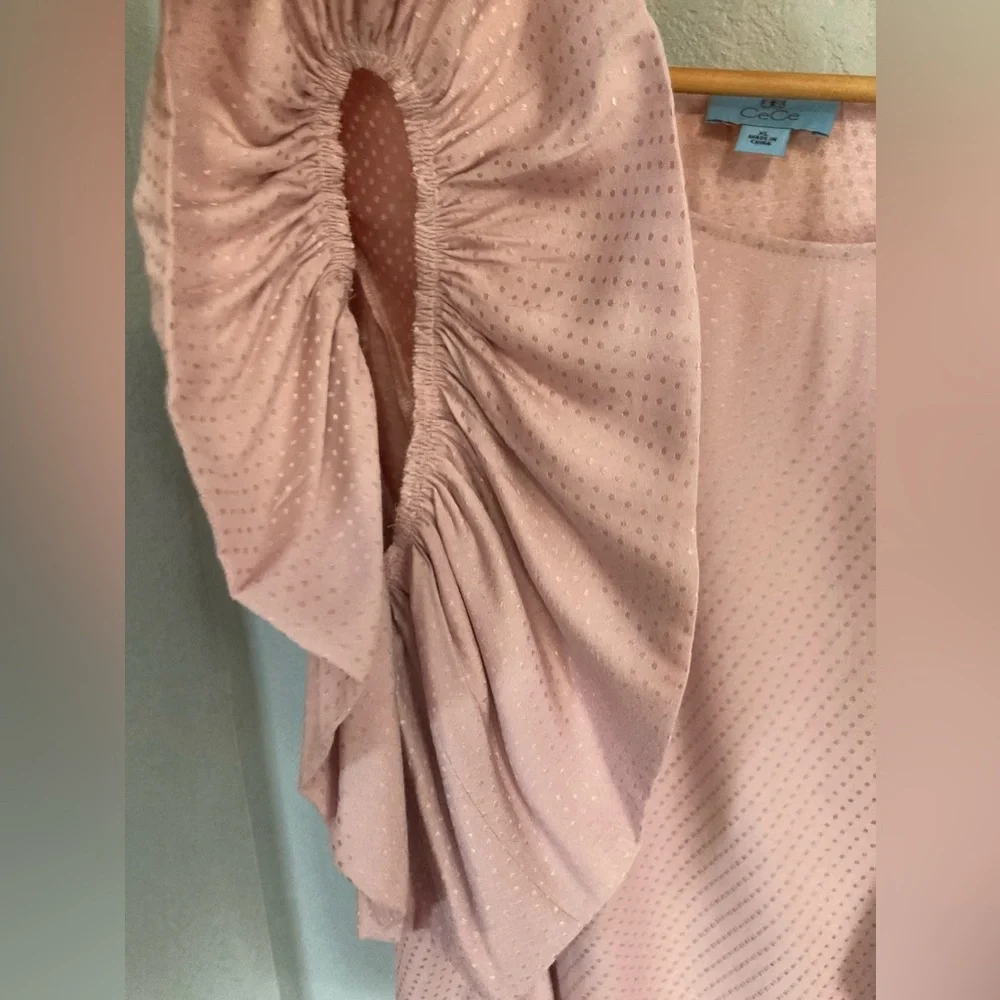 CeCe Blouse - NWT - Ruffle Sleeves - XL - Picture 7 of 16